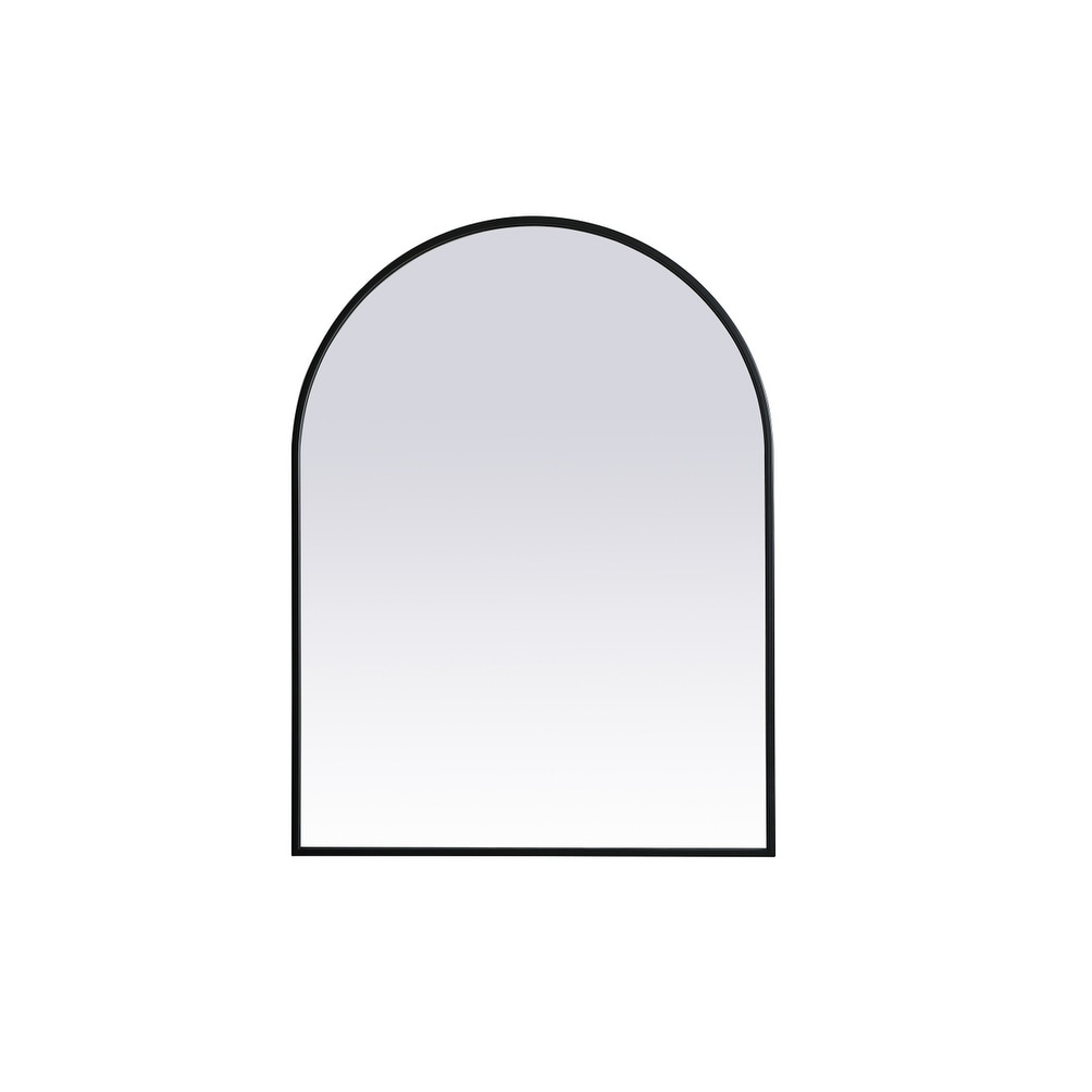 Indigo Home Metal Frame Arch Mirror 27x36 Inch
