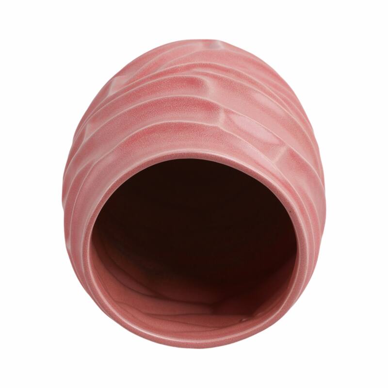 Porcelain Quinlan Classic Decorative Vase - Bean Red