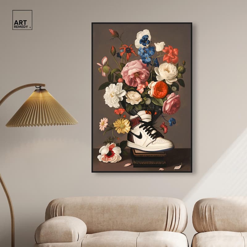 Sneaker Bouquet I Canvas by Art Remedy