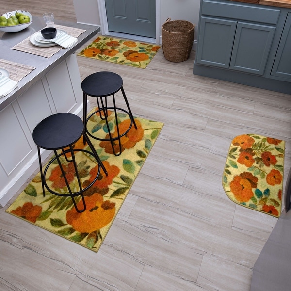 Mohawk Home Peaceful Garden Accent Kitchen Mat Bed Bath Beyond