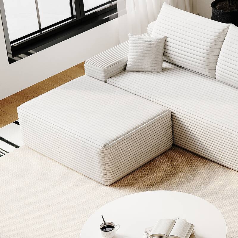 37.40"Sofa ottoman ,No Assembly Required