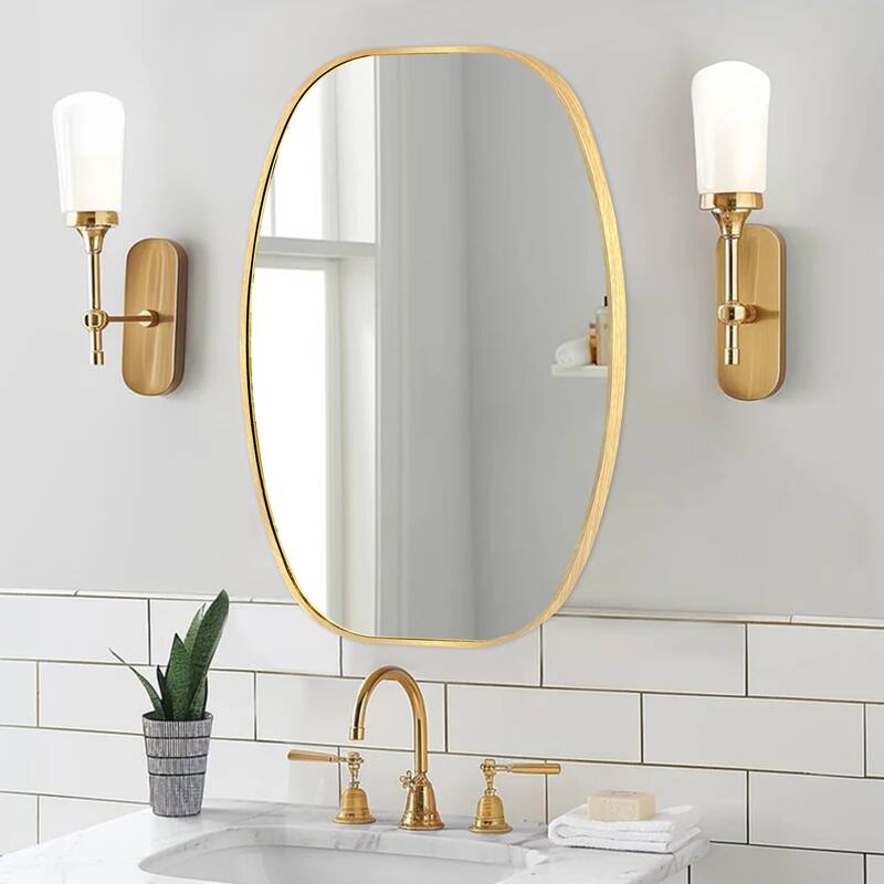 Oval Wall Mirror Bathroom Mirror for Over Sink