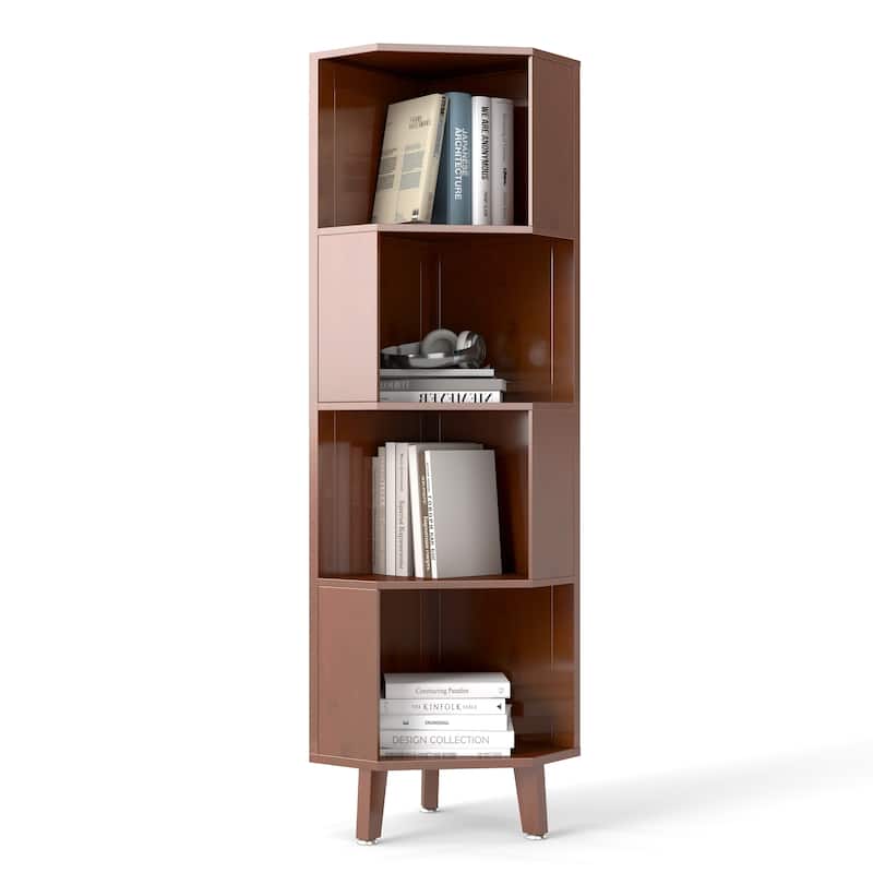 Corner Shelf, Multi-layer Corner Bookshelf, Bookcase, Display Rack