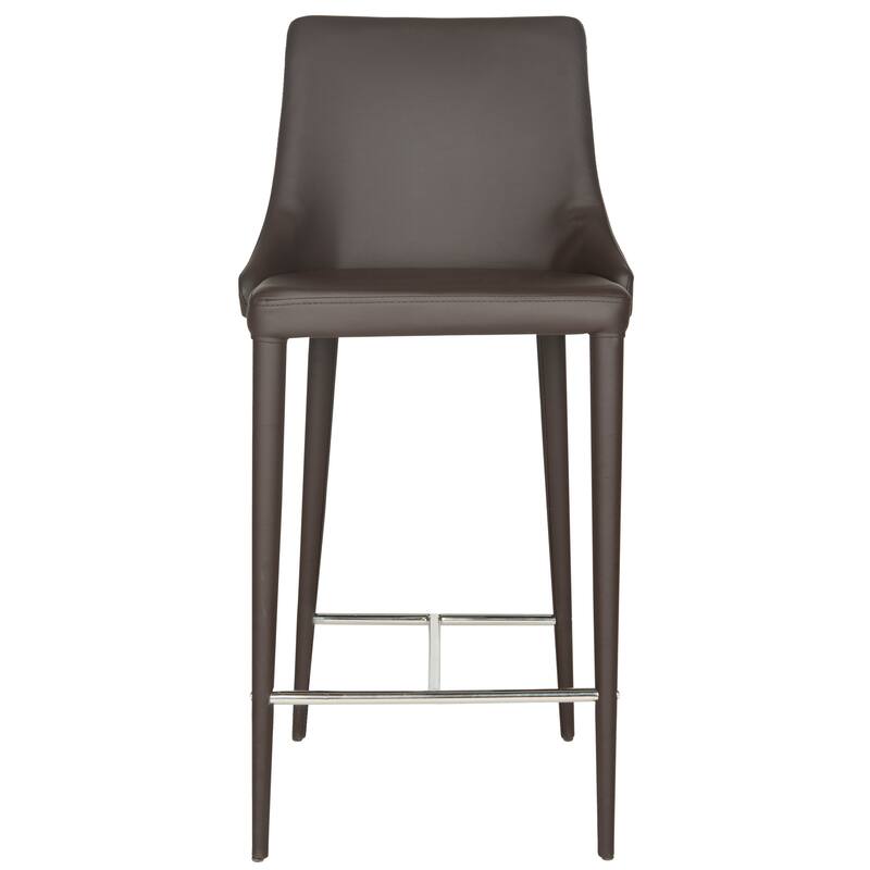 SAFAVIEH Soledad 26-inch White Counter Stool (Set of 2) - 22.9" x 18.9" x 37.4" - 23Wx19Dx37H