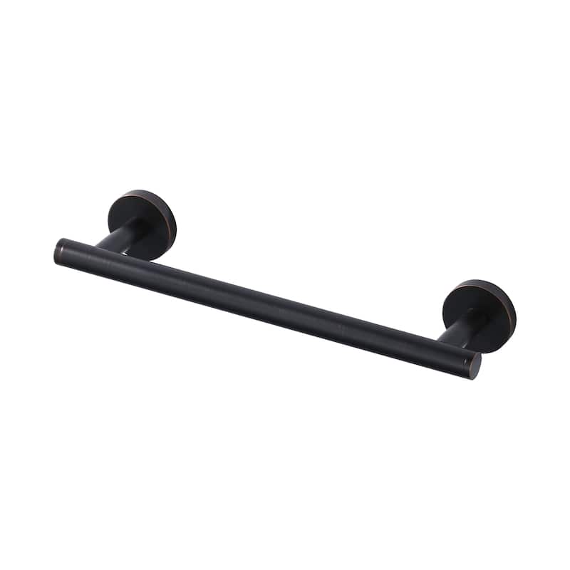 WOWOW Mutiple Length Wall Mounted Stainless Steel Towel Bar - 12 in. - Oil Rubbed Bronze