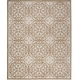 preview thumbnail 73 of 129, Nourison Jane Floral Medallion Indoor only Area Rug 8' 6" x 12' - Taupe