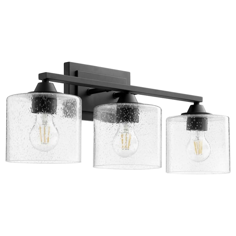 Quorum International Dakota 3 Light 24" Wide Bathroom Vanity Light - Noir