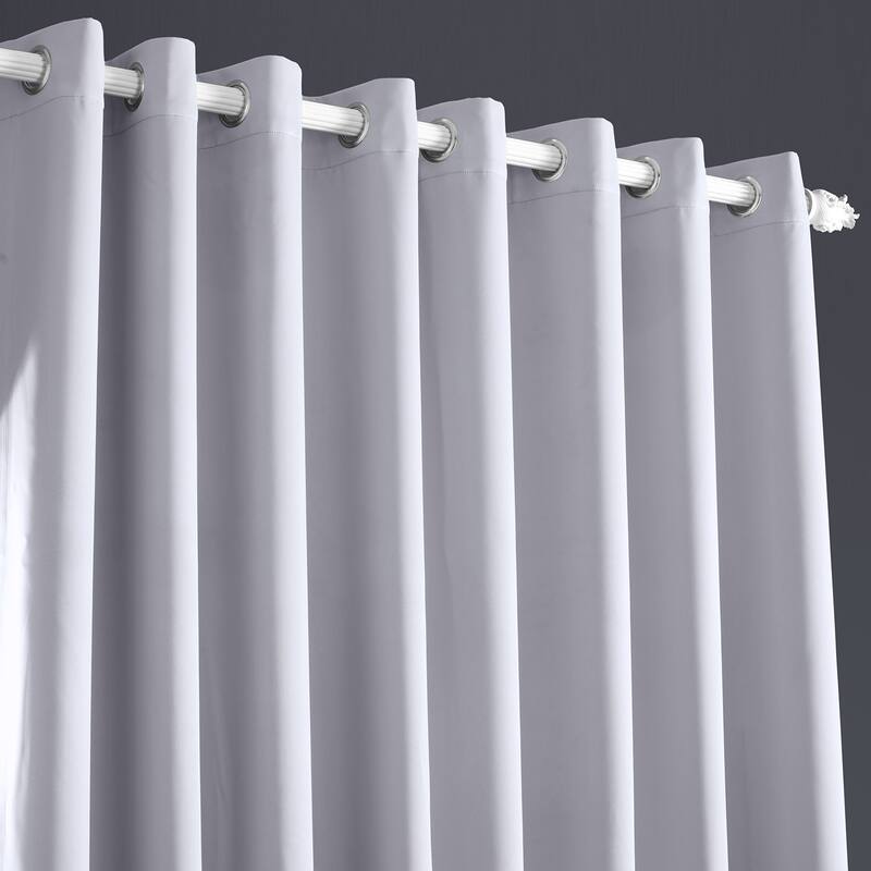 Exclusive Fabrics Extra Wide Room Darkening Grommet 96-inch Curtain (1 Panel)