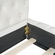 preview thumbnail 24 of 22, Velvet Queen Platform Bed with Diamond Grid Detail
