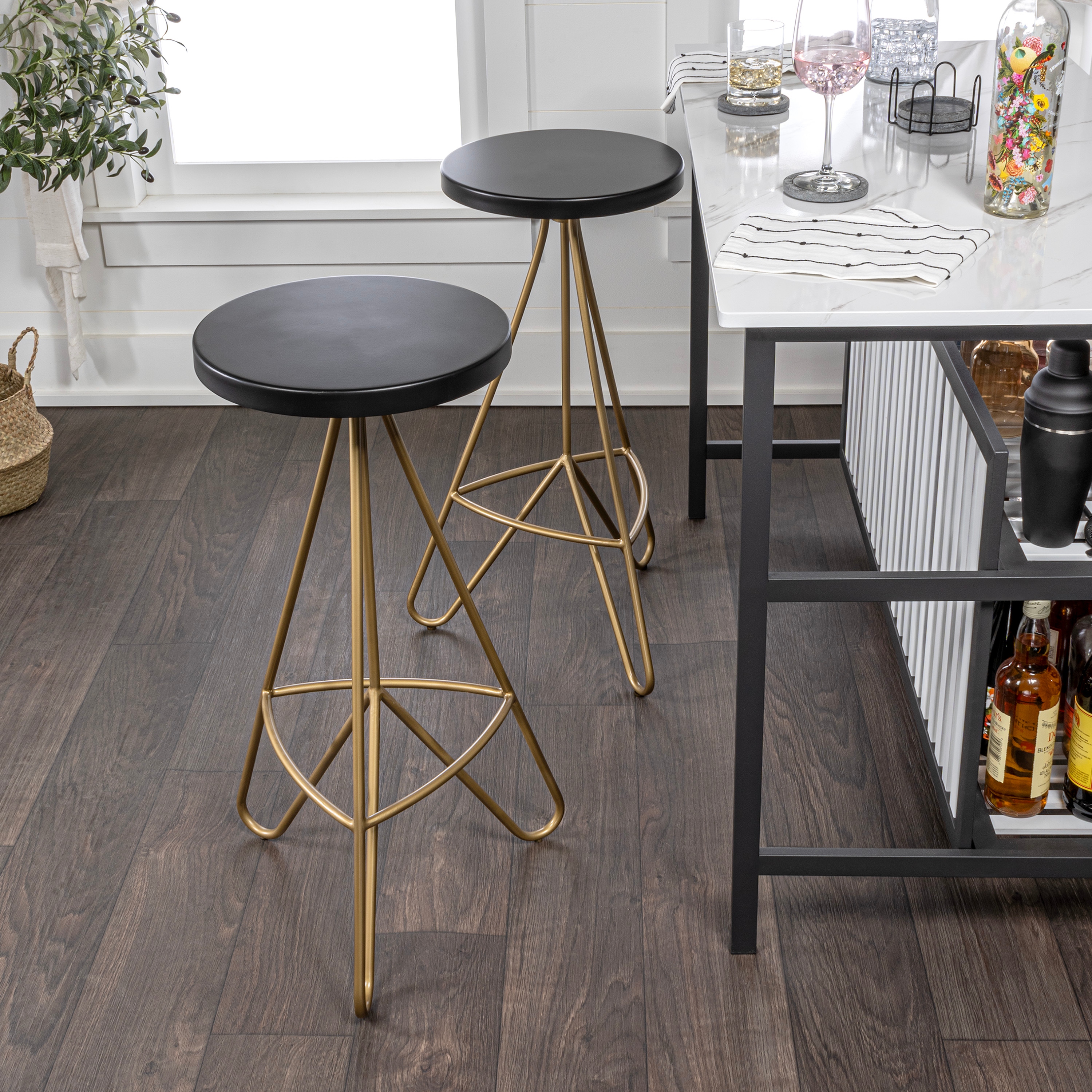 Tripod Industrial Counter and Bar Stools Bed Bath Beyond