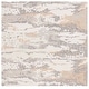 preview thumbnail 33 of 38, SAFAVIEH Handmade Abstract Mahmooda Contemporary Wool Rug 6' Square - Ivory/Grey - Square