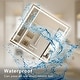 preview thumbnail 45 of 52, LED Bathroom Vanity Mirror Wall Mounted with Double Light Strip, 3-Color Dimmable, Anti-Fog, HD Tempered Glass, UL-Listed, ETL