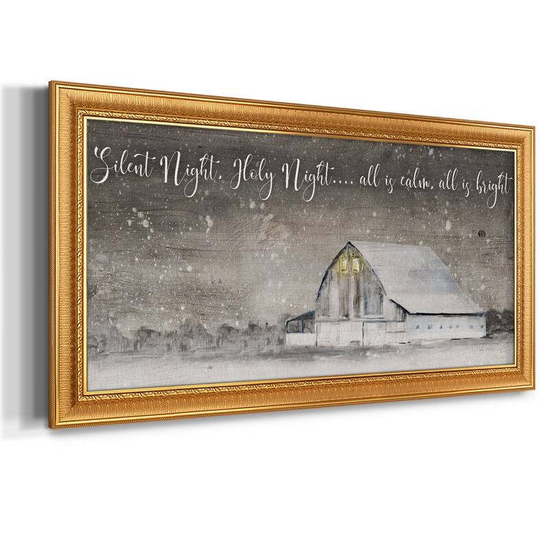 Silent Night Premium Framed Canvas- Ready to Hang