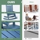 preview thumbnail 79 of 110, Modern High-Back Rocking Adirondack Chair All Weather