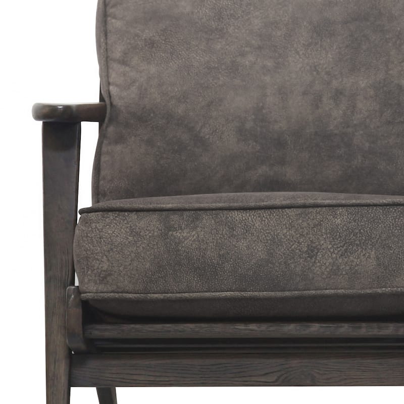 NPD Furniture Albert Solid Wood Frame Accent Chair