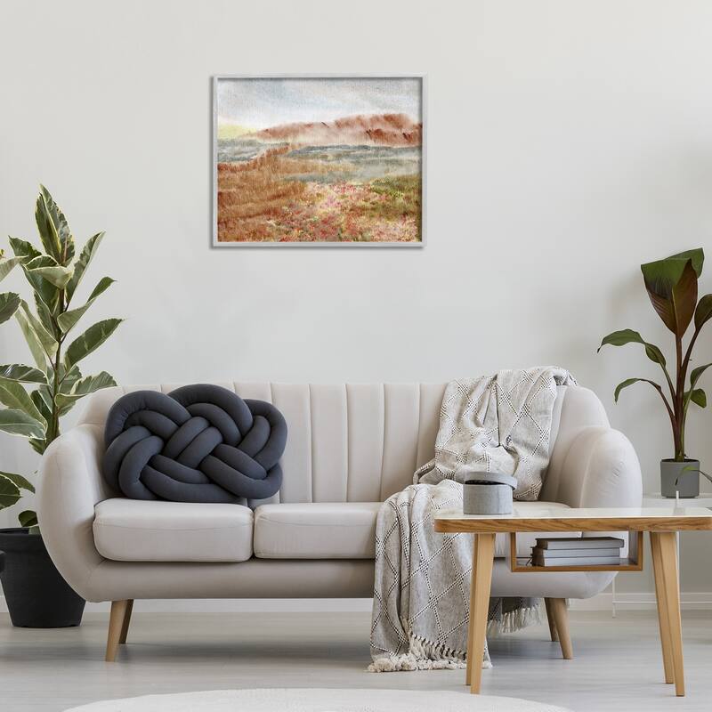 Stupell Vast Earthy Desert View Framed Giclee Art Design By Nikita Jariwala