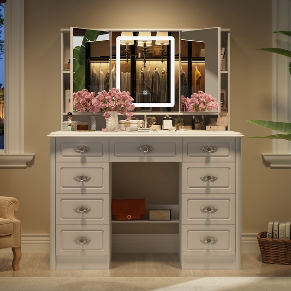 Makeup mirror storage store