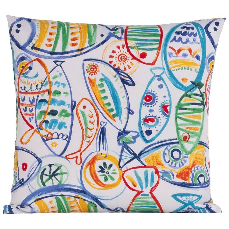 Siscovers Indoor/Outdoor Tropical Square Throw Pillow
