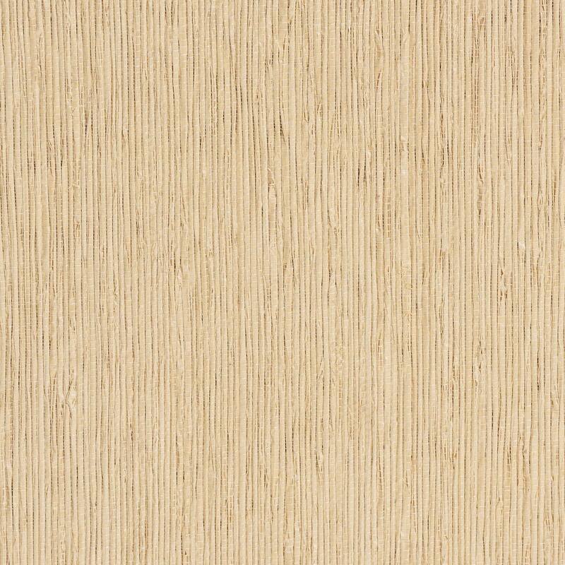 Beauford Grasscloth 1-Drawer Nightstand with Open Shelf - Woven Texture Bedside Table with Rounded Corners and Gold Handle