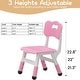 preview thumbnail 6 of 14, 2pcs Height Adjustable Kids Chair for Children Age 2-8