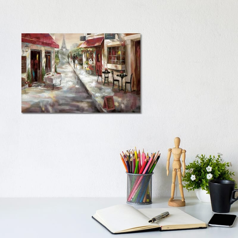 iCanvas "Parisian Cafe" by Nan Canvas Print - 8x12x0.75