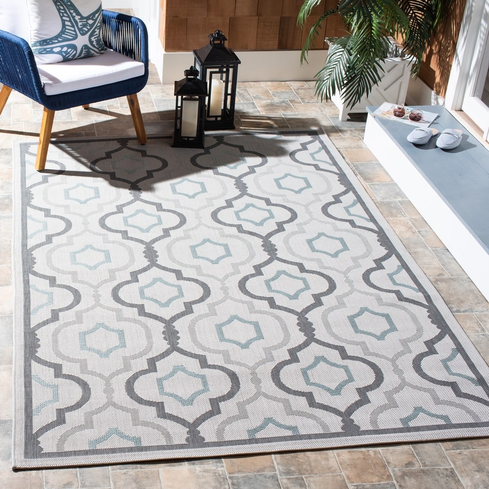 SAFAVIEH Courtyard Annmarie Indoor/ Outdoor Waterproof Patio Backyard Rug