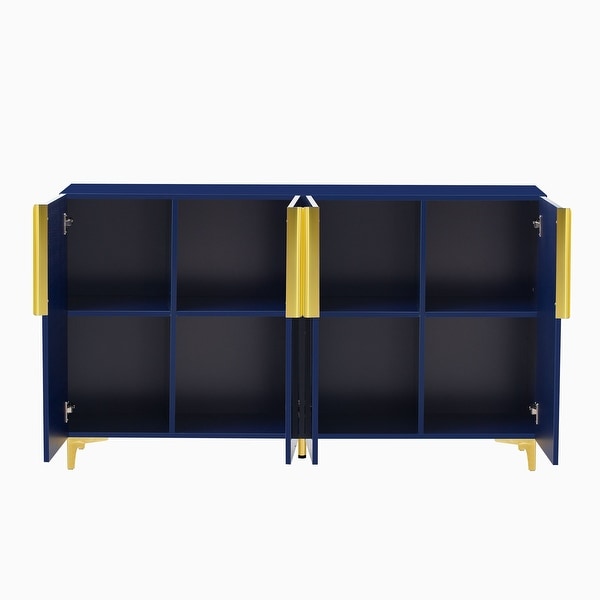 Glossy Finish Light Luxury Storage Cabinet - Bed Bath & Beyond