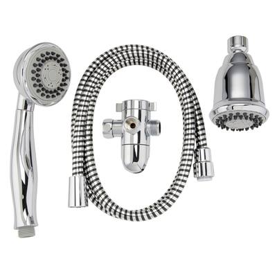 Keeney K750 Stylewise 3 Function, 3 Way Showerhead Kit - 3"