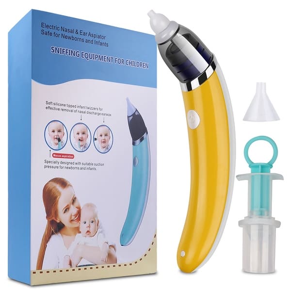 Electric Nose Cleaner Baby Nose Sucker Yellow - Bed Bath & Beyond - 32559654