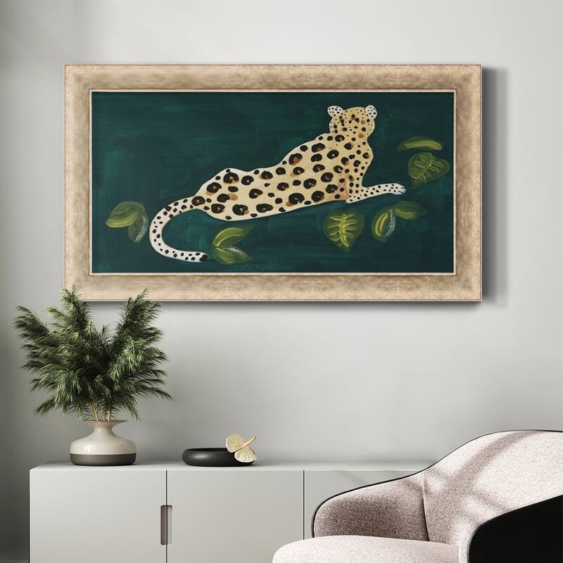 Lethargic Leopard I Premium Framed Canvas- Ready to Hang