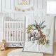 preview thumbnail 1 of 3, Sweet Home Collection Wild Safari 4-Piece Nursery Baby Crib Bedding Set