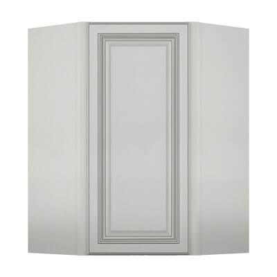 Sunny Wood Sanibel 24" x 36" Diagonal Corner Wall Cabinet