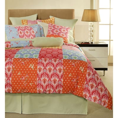 Clarissa Oversized Printed Patchwork duvet set