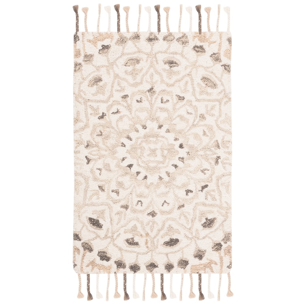 SAFAVIEH Handmade Blossom Misaki Modern Floral Wool Rug