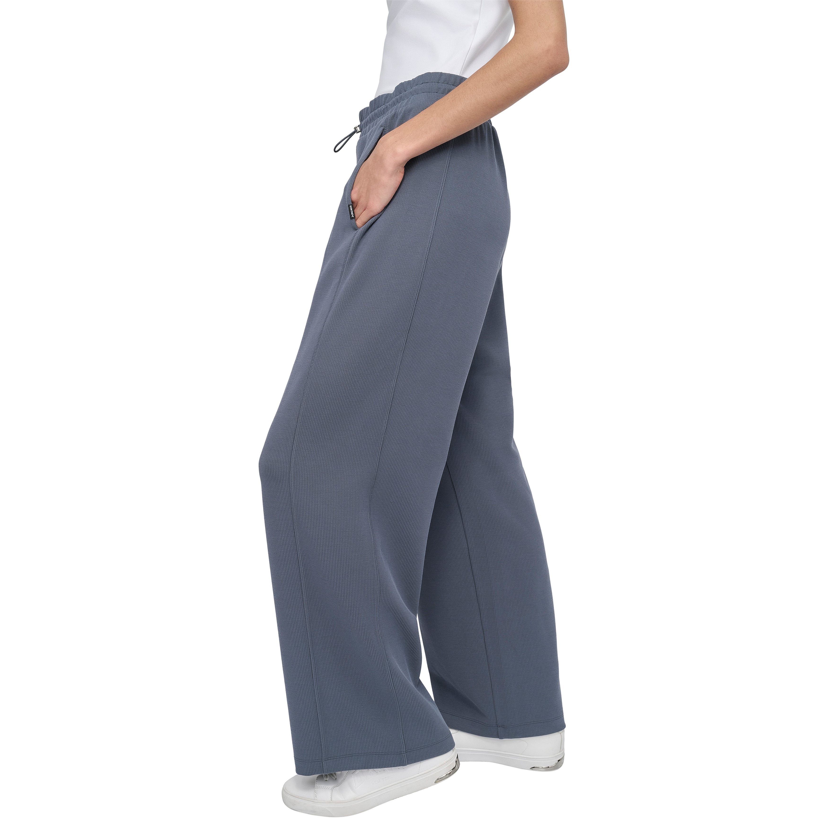 archive DKNY コーティング パンツ 32 DKNY Sport Highline Rib Wide Leg Pant - Overstock - 43157352