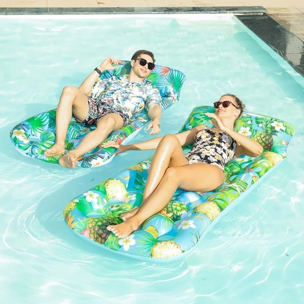Floating Pool Umbrella Floats For Adults Sunrad 3-in-1 Pool Float