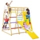 preview thumbnail 14 of 20, Costway 8-in-1 Jungle Gym Playset, Wooden Climber Play Set with Monkey Colorful
