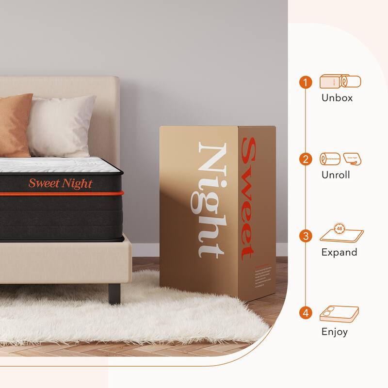 Sweetnight Twilight 14" Gel Memory Foam Mattress Hybrid Mattress