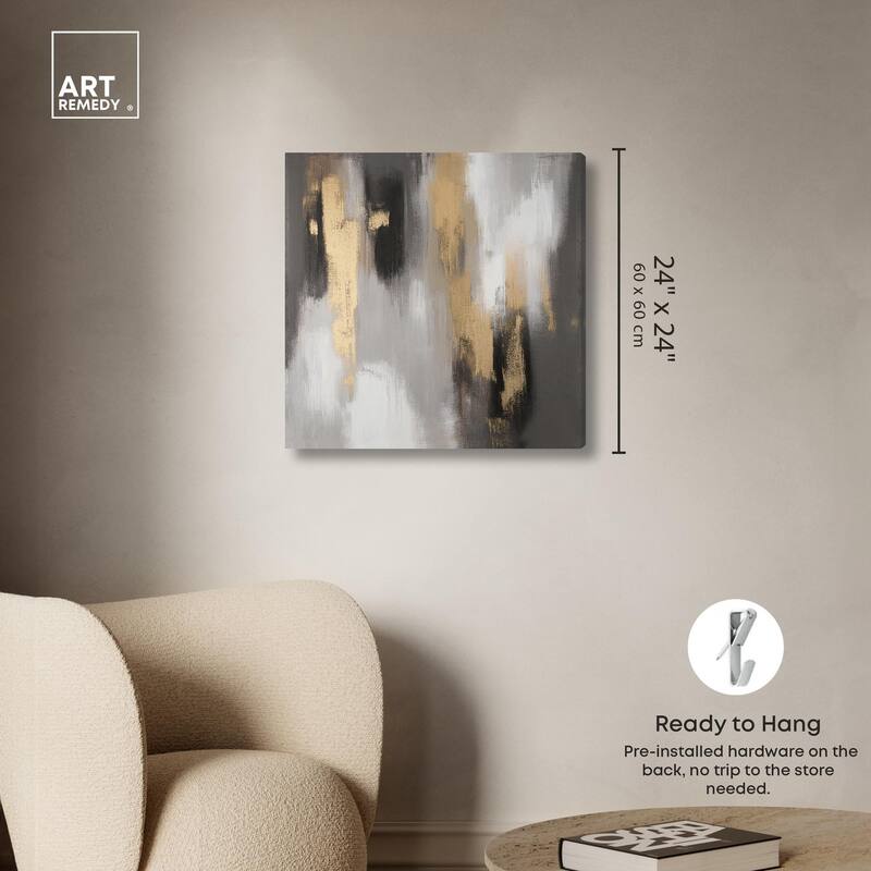 Gleaming Abyss I Canvas by Art Remedy, Gallery Wrapped