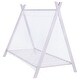 preview thumbnail 1 of 4, Fultonville Pink Twin Metal Frame Tent Bed Pink