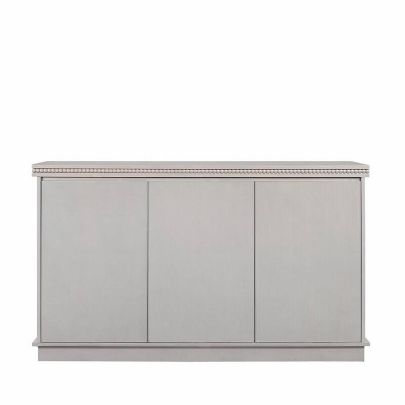 Framehouse 3-Door Wooden Cabinet with Adjustable Shelves Stylish Storage Solution for Home or Office