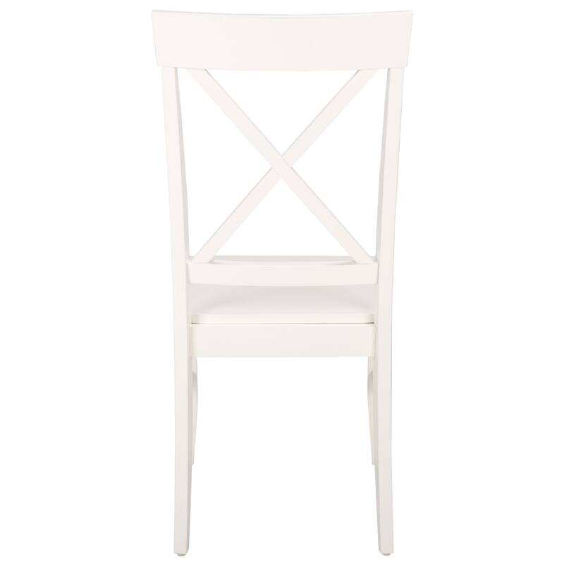 SAFAVIEH HOME Ksenia X-Back Side Chair - 18"W x 22"D x 38"H