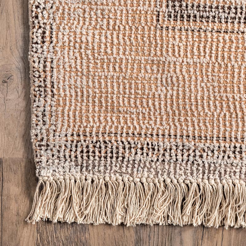 Ginger Cotton-Blend Area Rug