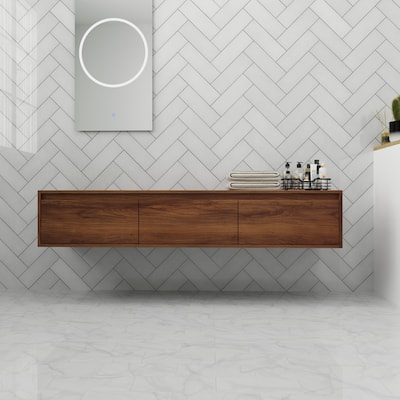 ARTCHIRLY 30/60 Inch Bathroom Vanity with Sink, Floating Bathroom Vanity With Soft Close Drawer