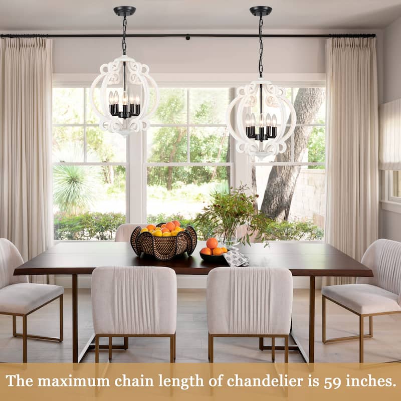 5-Light Candlestick Vintage Hanging Linear Chandelier Lighting Island Chandelier for Kitchen Island