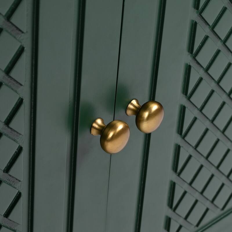 Roomfitters 30" Vintage Style Bathroom Vanity with Ceramic Sink, Customizable Storage Drawer and Soft-Close Door