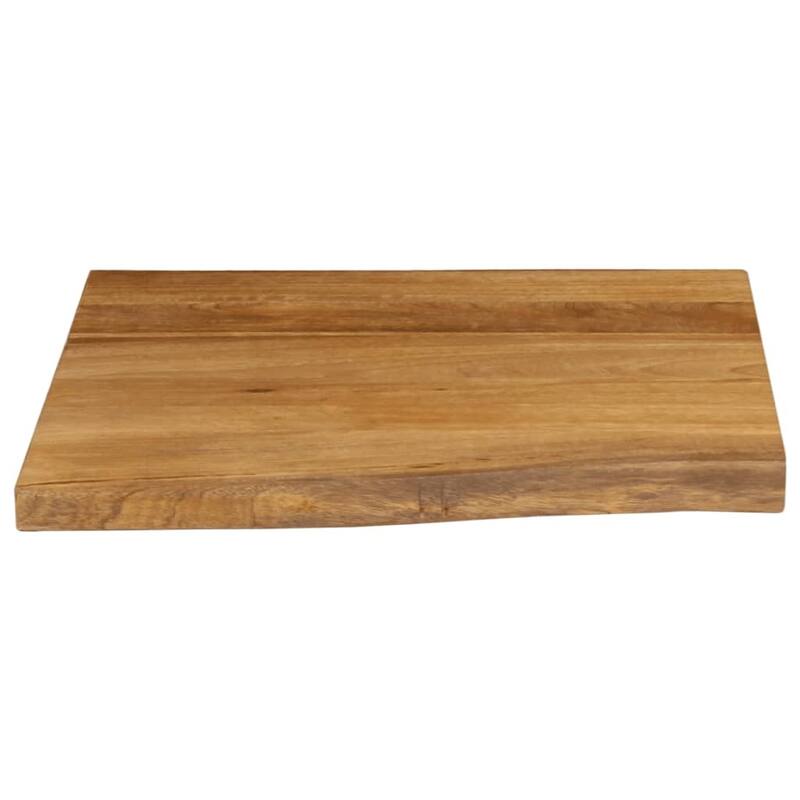 vidaXL Table Top Replacement Board Tabletop Accessory Solid Wood Live Edge