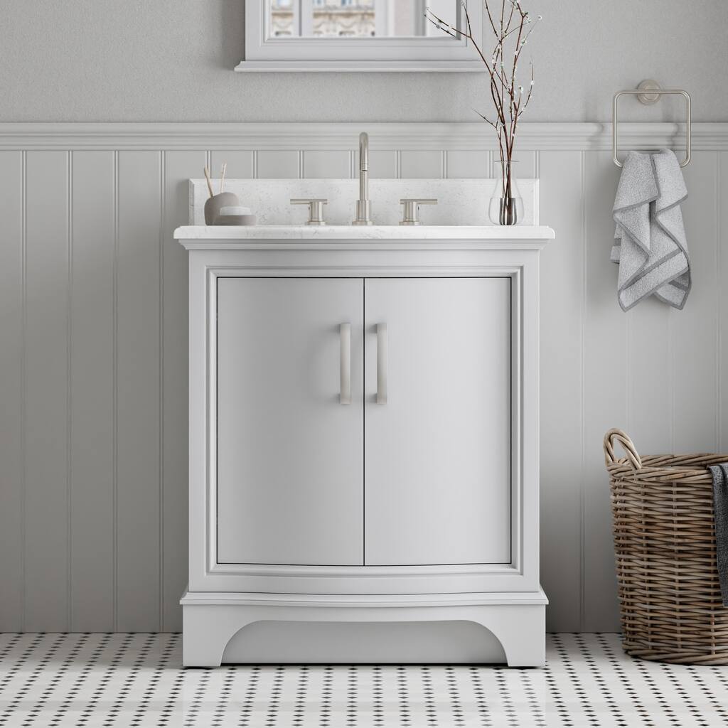 Greentouch Home 30-in Vanity Eng Carrara Top