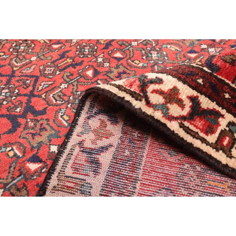 ECARPETGALLERY Hand-knotted Andelz Red Wool Rug - 3'2 x 9'9