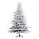 preview thumbnail 94 of 131, Glitzhome 6FT/7.5FT/9FT/11FT Snow Flocked Pre-lit Artificial Fir Christmas Trees